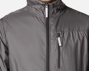 Chaqueta Acolchada Cortavientos con Capucha para Hombre, Diseño Color Block, Corte Regular, Cierre de Cremallera, Exterior de Poliéster, Estilo Casual de Primavera - Product Image 5