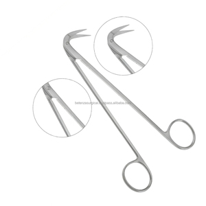 Ciseaux chirurgicaux Beall pour artères circumflexes 15 cm, pour bypass cardiaque et procédures coronaire, vente en gros OEM - Product Image 1