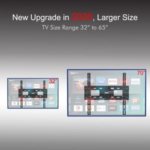 LEADZM TMW400 Supporto TV da Parete Inclinabile da 32-65 Pollici con Livella a Bolla RT Categoria Prodotto: Supporti e Carrelli TV - Product Image 2