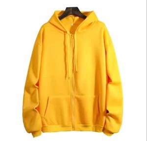 Sweat-shirt à capuche pour homme, en molleton tricoté, fermeture éclair, écologique, manches longues, imprimé devant et derrière. - Product Image 3