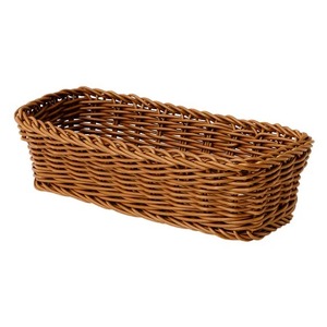 Handmade <b>Wicker</b> Storage <b>Basket</b> Rectangle Rustic Weaved Kitchen Neatening <b>Basket</b> - Product Image 4