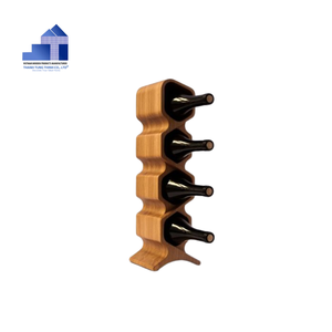 Range-bouteilles en bois massif moderne, grande capacité, pour la maison, fabriqué au Vietnam - Product Image 6