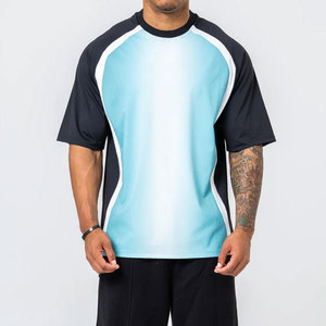 T-shirt Homme Basique à Manches Courtes Col Rond en Toile, Coupe Droite, Anti-boulochage, Respirant, Séchage Rapide, Style Streetwear Décontracté d'Été, Vente en Gros - Product Image 5