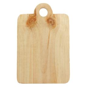 Planche à découper en bois tendance, forme rectangulaire, finition naturelle, réutilisable, passe au lave-vaisselle, épaisseur 1,3 cm, ustensile de cuisine pour la découpe - Product Image 4