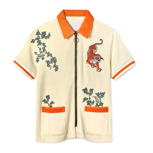 New 2026 Stylish Cabana <b>Shirts</b> Men's Summer Casual Fashion Lightweight Comfortable Resort Vacation OEM 100% Cotton Anti-Pilling - Product Image 1