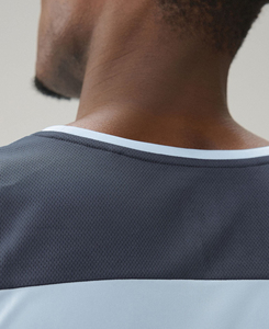 Débardeur Homme Bleu Clair Sans Manches Col Rond Séchage Rapide en Polyester Tricoté Couleur Unie Sportif Vêtement d'Entraînement Haute Qualité Promotion 2026 - Product Image 5