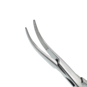 Pinzas Adson de 7-1/4 Pulgadas con Mordaza Curva Semiserrada de Acero Inoxidable, Pinzas Quirúrgicas para Tejidos, Instrumento Médico - Product Image 6