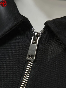 Camiseta Casual de Manga Corta para Hombre, Transpirable, de Poliéster/Algodón, 220g, Tejido de Punto, en Blanco, Negro y Gris - Product Image 3