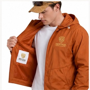 Top Quality Mens Windbreaker Jacket Breathable Performance <b>Coat</b> For Training Jogging Hiking And Everyday Comfort - Product Image 3