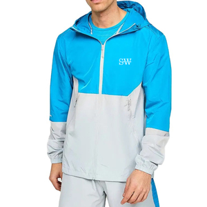 Ensemble court coupe-vent élégant pour l'hiver, avec capuche, tissu respirant et léger, parfait pour les aventures en plein air des hommes, tenues décontractées - Product Image 1