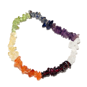 กำไลหินชิปส์จักระขายส่ง-เครื่องประดับคริสตัลบำบัดเจ็ดจักระ - Product Image 2