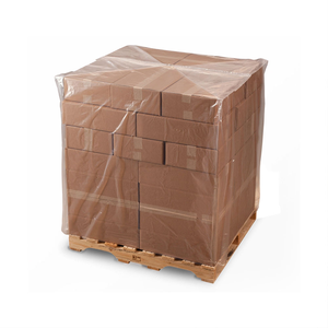 Fundas de Polietileno Transparente de 3 Mil para Palés, 55x53x75, Bolsas de Plástico con Refuerzo, Protección y Amortiguación para Almacenes Industriales, Venta al Por Mayor - Product Image 1