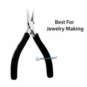 Outil de précision léger en acier inoxydable de qualité A+ à double fonction (demi-chaîne, demi-pince) pour la formation de fils et la création de boucles en bijouterie - Product Image 6
