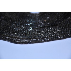 Cuentas de Cuarzo Ahumado Rondelle de 8mm de Alta Calidad, Corte Liso para la Fabricación de Joyas - Venta al por Mayor desde Jaipur, India - Product Image 2