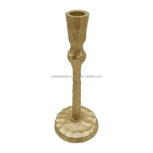 Rustic Candle Holder <b>Set</b> for Vintage Interior and Farmhouse Decoration Gold Metal Candle Holder Zahid exports in India - Product Image 1