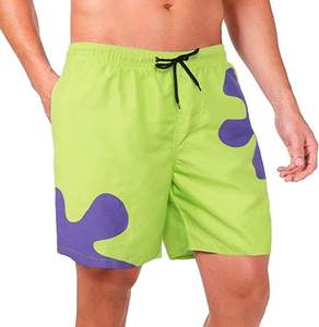 Pantalones cortos de bajo precio para hombre, de algodón grueso, con estampado flocado, informales, para verano, playa y deporte. - Product Image 4