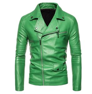 Chaqueta de Hombre de Alta Calidad al por Mayor, Personalizada, de Cuero PU Transpirable, Ecológica, Resistente al Viento, Estilo Casual de Negocios, con Logotipo Personalizado - Product Image 6