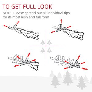 Albero di Natale in Ferro da 2,1 m, Sottile, con 390 Punte in PVC, Supporto in Metallo, Albero di Natale Artificiale - Product Image 5