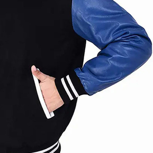 Blouson universitaire unisexe personnalisé avec logo brodé, nom et numéro de l'équipe, vêtements d'extérieur rétro pour collège, broderie personnalisée, tenue scolaire d'équipe - Product Image 4