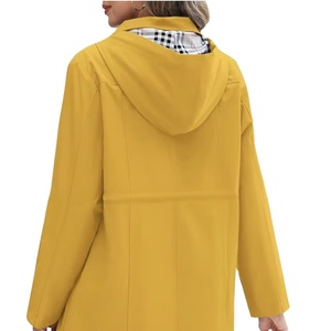 เสื้อโค้ทกันน้ำแบบมีฮู้ดสำหรับผู้หญิง แฟชั่นเสื้อกันลมบุซับใน ผลิตตามสั่งจากโรงงานโดยตรง สินค้ามาใหม่จากบังกลาเทศ - Product Image 1