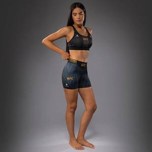 Conjunto de Pantalones Cortos y Top de MMA para Mujer UFC Zenith by Venum, Auténtico, para la Noche de Combates, Pantalones Cortos de Campeona para Mujer, Corte Ajustado, Vale Tudo - Product Image 1