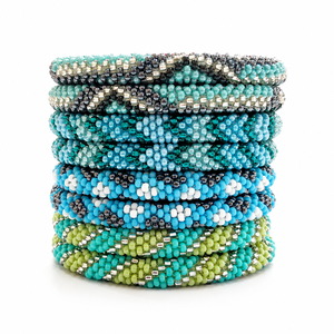 Wholesale Handmade Nepal Crochet Czech Glass Seed <b>Bead</b> Roll On <b>Bracelet</b> for Women Custom Fashion Jewelry - Product Image 5
