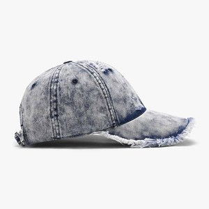 Gorra de Béisbol de Mezclilla Lavada Estilo Vintage, Desgastada, de 6 Paneles, Ajustable, Unisex, Casual, para Primavera/Verano - Product Image 3