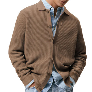 Cardigan pour homme à manches longues en tricot, vêtement décontracté pour tous les jours, vêtements d'hiver pour homme - Product Image 1