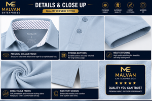 Camisetas de Golf Premium para Hombre, Tejidas, Estampadas, Sólidas, de Manga Corta, Secado Rápido, Ligeras, Transpirables, con Cuello, Casuales, Deportivas - Product Image 4