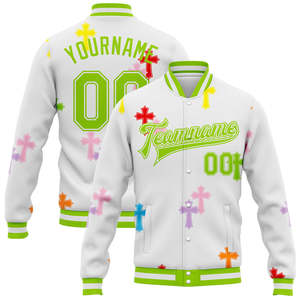 Splendid Apparel Custom Printed Polyester/Cotton Winter Varsity <b>Jacket</b> Plus Size <b>Men</b> Baseball <b>Jacket</b> Oversized <b>Letter</b> Patchwork - Product Image 1