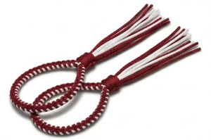 Brazaletes de Muay Thai Rojos y Blancos, Brazaletes Trenzados de Boxeo Tailandés para Atletas, Equipo Personalizado para Gimnasios - Product Image 3