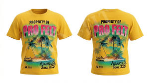 T-shirt à manches courtes col rond, coupe décontractée et ajustée, imprimé, style urbain, été, logo personnalisé, 100% coton respirant, tendance - Product Image 6