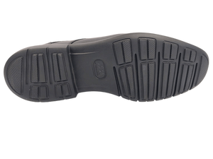 Chaussures habillées pour hommes en cuir véritable noir, style Oxford, à bout pointu, à lacets, respirantes, pour le bureau et la carrière, couleur unie, toutes saisons - Product Image 4
