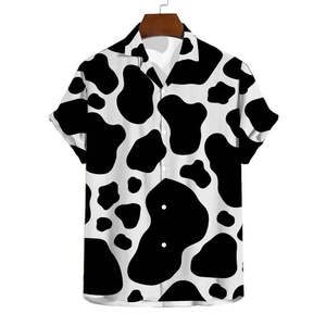 เสื้อเชิ้ตฮาวายแบบคลาสสิกสำหรับผู้ชาย ลายดอกไม้เขตร้อน ผ้าสแปนเด็กซ์/โพลีเอสเตอร์ ระบายอากาศได้ดี เหมาะสำหรับใส่ในฤดูร้อน - Product Image 1