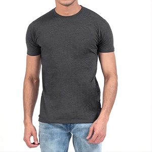 T-shirts vierges personnalisables pour hommes, 100 % coton, qualité supérieure, élégants, à manches courtes, séchage rapide, respirants, coupe classique, vente en gros - Product Image 1