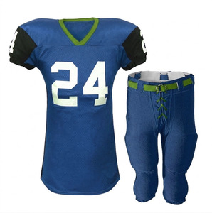 Uniforme de football américain personnalisé avec logo, léger, 100 % polyester, vêtements de sport, ensemble d'uniformes de football américain - Product Image 5
