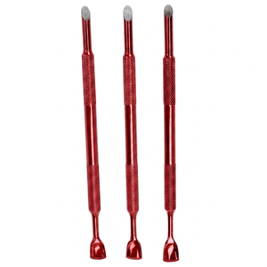 Pousse-cuticules double tête TEEJAY bleu ciel, accessoires pour salon de manucure, pousse-cuticules russe disponible 003 - Product Image 2