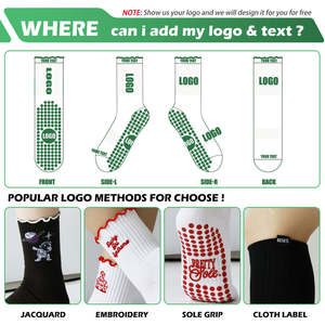 Diseña tus Propios Calcetines de Yoga con Logotipo Bordado Personalizado, Calcetines de Pilates para Ejercicio en Interiores, Calcetines de Yoga Antideslizantes para Mujer - Product Image 6