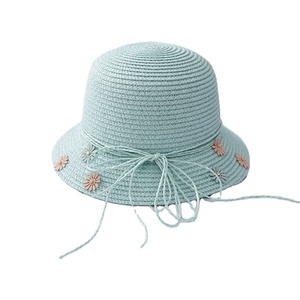 Sombrero de cubo para niños de alta calidad Primavera Verano Viajes al aire libre Niños Sombrero para el sol Sombrero de diseño bordado - Product Image 1