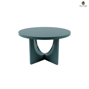 MUEBLES PKP Mesa de Centro Redonda Moderna, Diseño Minimalista, Material de Madera, Muebles para Sala de Estar, Estilo Decorativo Hecho a Mano - Product Image 1