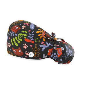 Cuffia Chirurgica Elastica per Coda di Cavallo, Adatta a <span class=keywords><strong>Capelli</strong></span> Lunghi, per Infermiere e Medici, Traspirante e Comoda, Copricapo Medico all'Ingrosso - Product Image 2