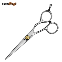 Ciseaux de coupe de cheveux professionnels VG10 tranchants avec vis réglable et vernis miroir pour coiffeurs barbiers-A + Qualité de qualité