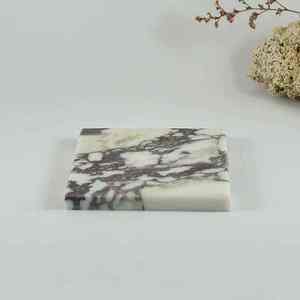 ชุดจานรองแก้วหินอ่อน Calacatta Viola ดีไซน์ทันสมัย ทำด้วยมือจากหินธรรมชาติ สำหรับตกแต่งบ้านระดับพรีเมียม โต๊ะกาแฟ ชา กาแฟ - Product Image 2