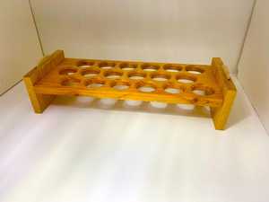 Wooden <b>Egg</b> Rack Holder 12-<b>Egg</b> Capacity <b>Eco</b>-Friendly Dishwasher Safe Durable Kitchen Storage Organizer - Product Image 2
