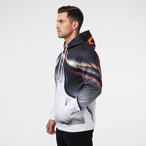 Men’s Printed Tracksuit <b>Set</b> Custom Graphic Pullover Hoodie & Jogger <b>Pants</b> <b>2</b> <b>Piece</b> Fashion Sportswear <b>Set</b> - Product Image 6