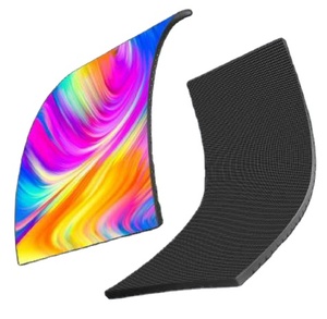 Pantallas LED de Interior de alta calidad MILEC para aeropuertos minoristas, compras, soporte de suelo de bienvenida Flexi Curve - Product Image 1