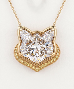 Collar con Colgante Chapado en Oro de 18K para Mujer, con Circonita Cúbica y Cadena de Caja, Joyería Bonita para Uso Diario - Product Image 3