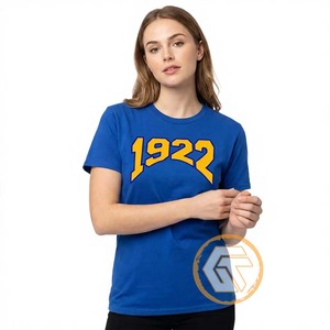 เสื้อยืดชมรมหญิง GREEK TREASURES Sigma Gamma Rho ผ้าโพลีเอสเตอร์/คอตตอน คอกลม ปักลาย สำหรับฤดูร้อน ขายส่ง - Product Image 1