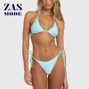 Nuevo Bikini de Dos Piezas con Estampado Animal, Tela Suave, Logotipo Personalizado, Ecológico, para Mujer - Product Image 1