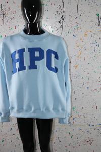 Sweat-shirt à capuche HPC SKY BLUE 100% coton, broderie appliquée, col large, polaire d'hiver, séchage rapide, respirant, URBAN PRODUCTIONS - Product Image 2